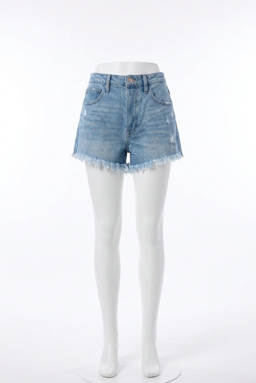 NEW BY TOGETHER beginner's luck denim shorts in denim